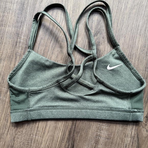 Nike Women's Indy Olive Strappy Sports Bra - Size Small - Picture 8 of 8